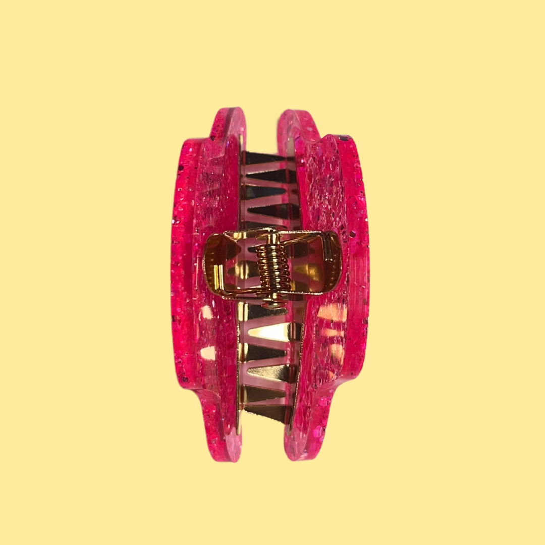 Pince à cheveux - Rose Barbie