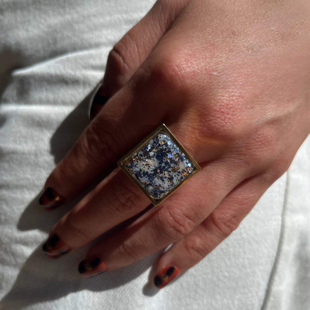 Bague marbre
