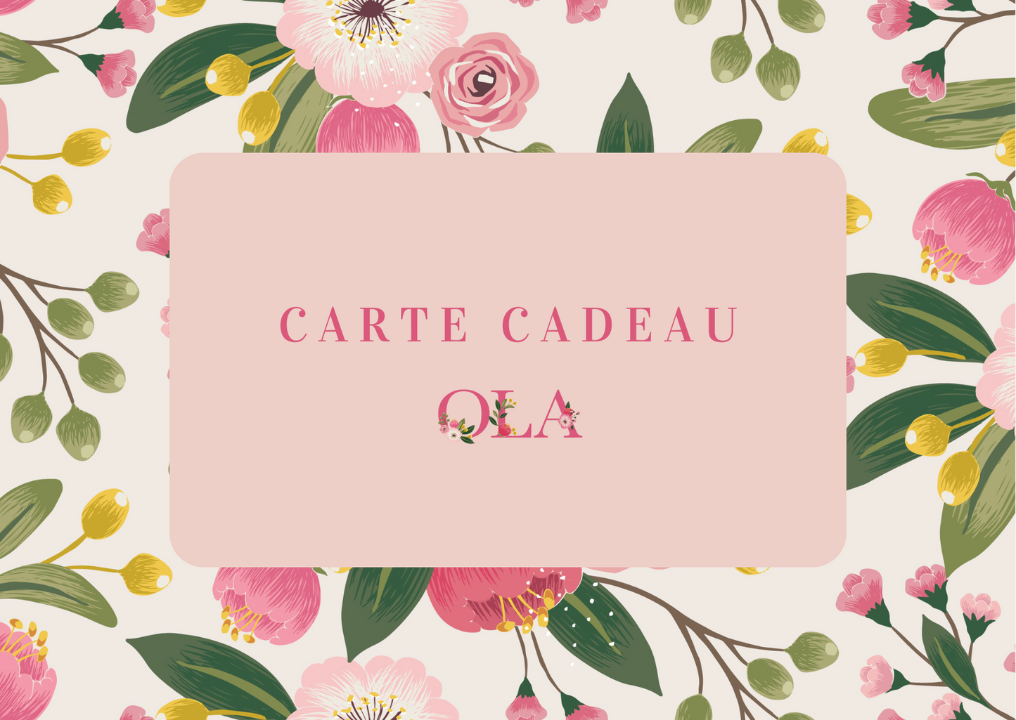 Carte-cadeaux OLA Créations