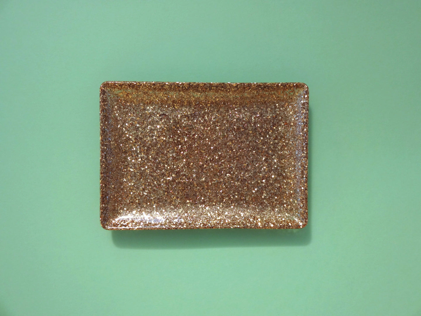 Coupelle rectangulaire • Doré