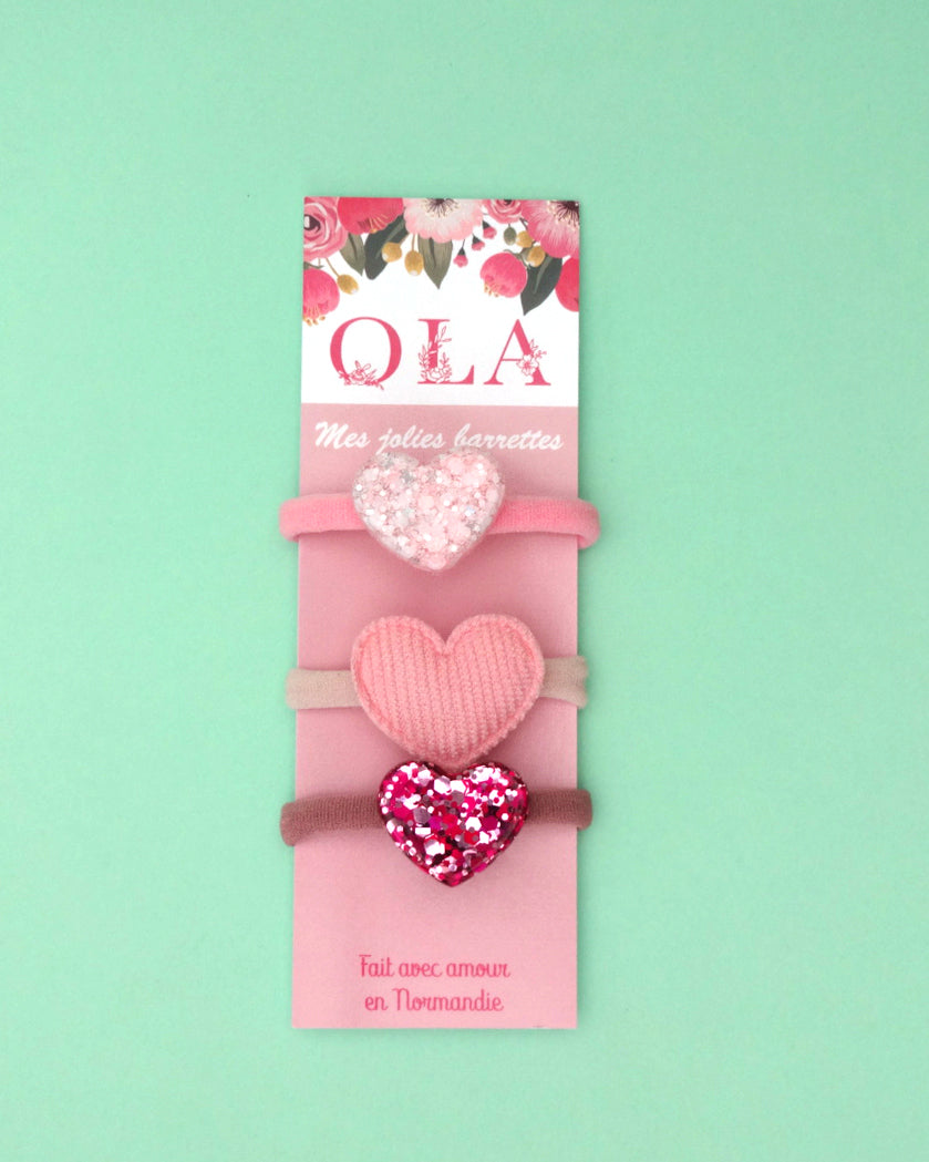 Trio chouchou • Coeur Rose