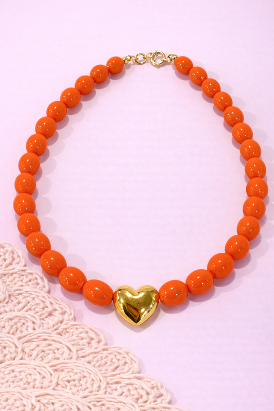 Collier Lovely - Orange