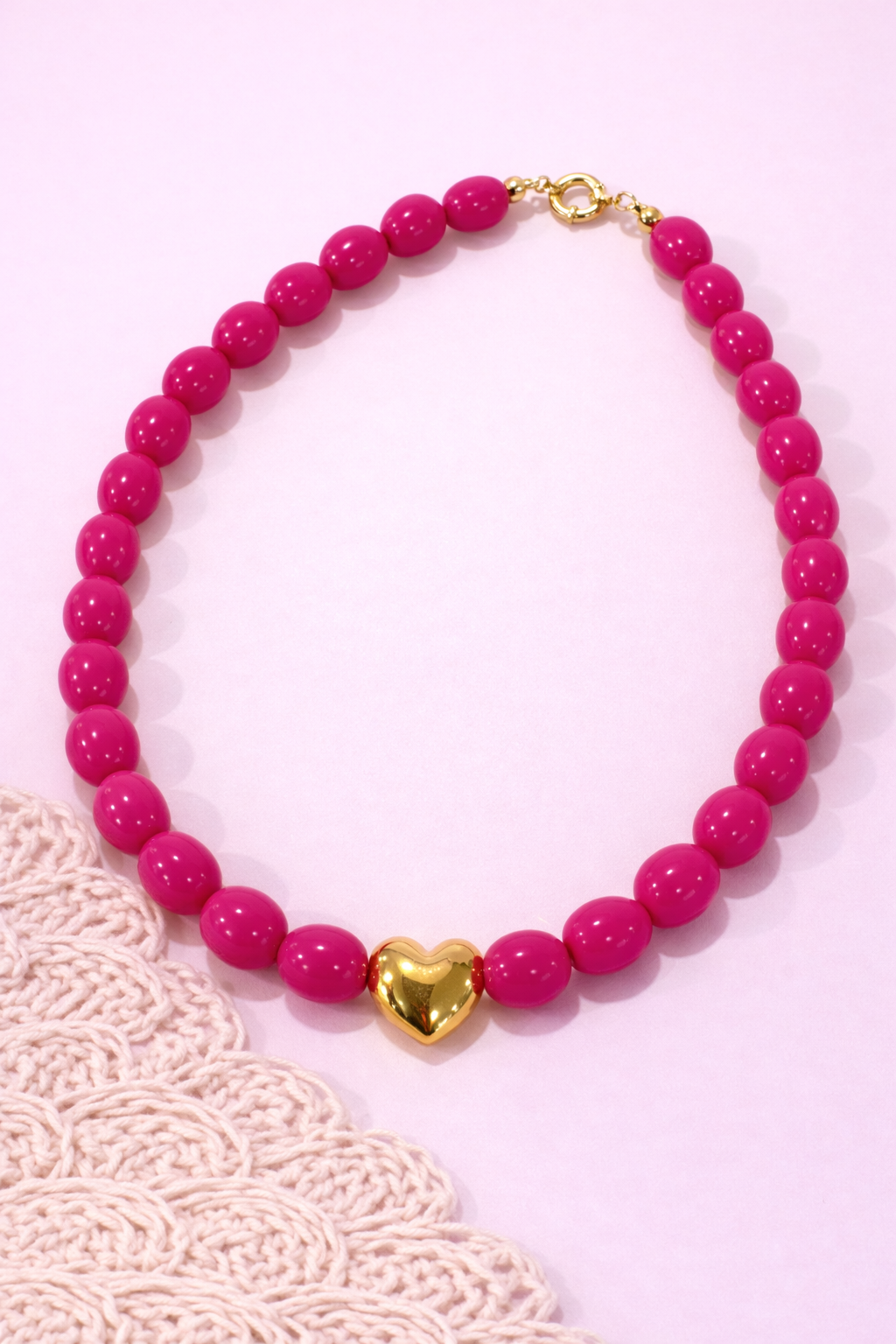 Collier Lovely - Rose Fuchsia