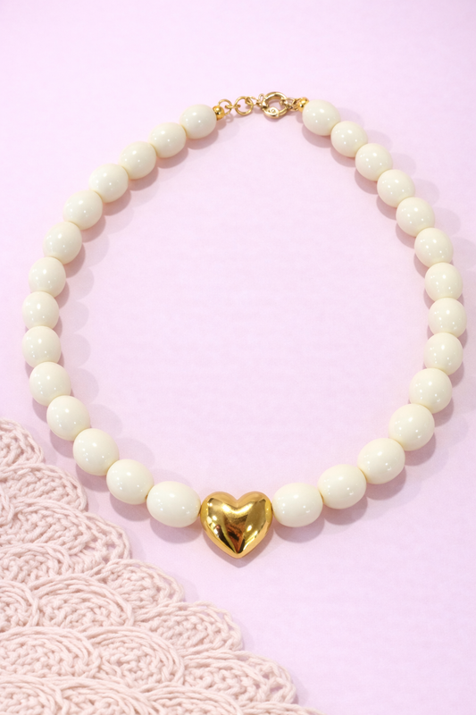 Collier Lovely - Ecru